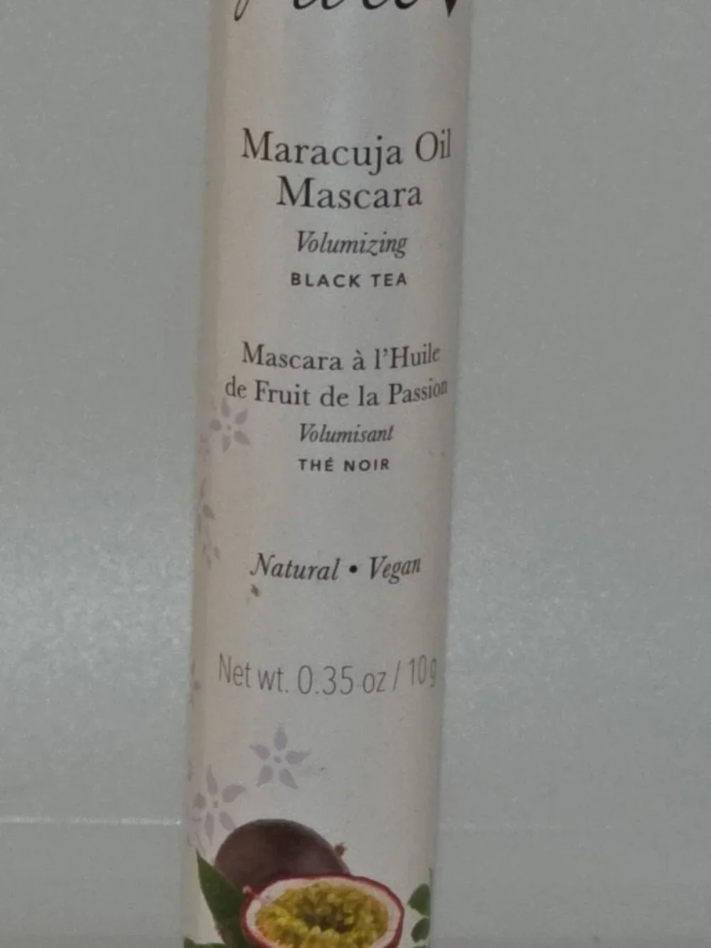 100% PURE, Maracuja Oil Mascara, Black Tea,Factory Sealed